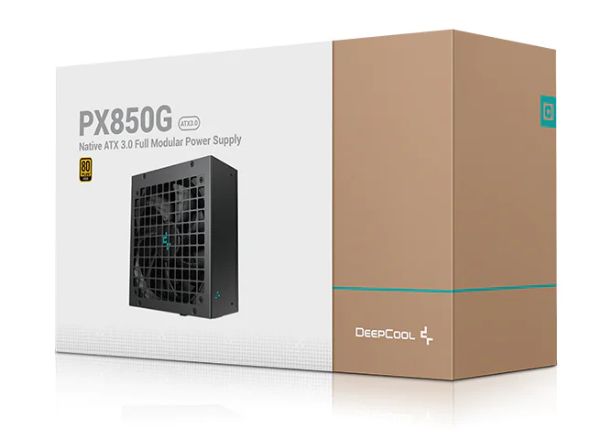R-PX850G-FC0B-EU - Fuente DeepCool PX850G ATX 850W PFC 90% 135mm 20+4 pin ATX Molex SATA PCIe 80 Plus Gold Negra (R-PX850G-FC0B-EU)