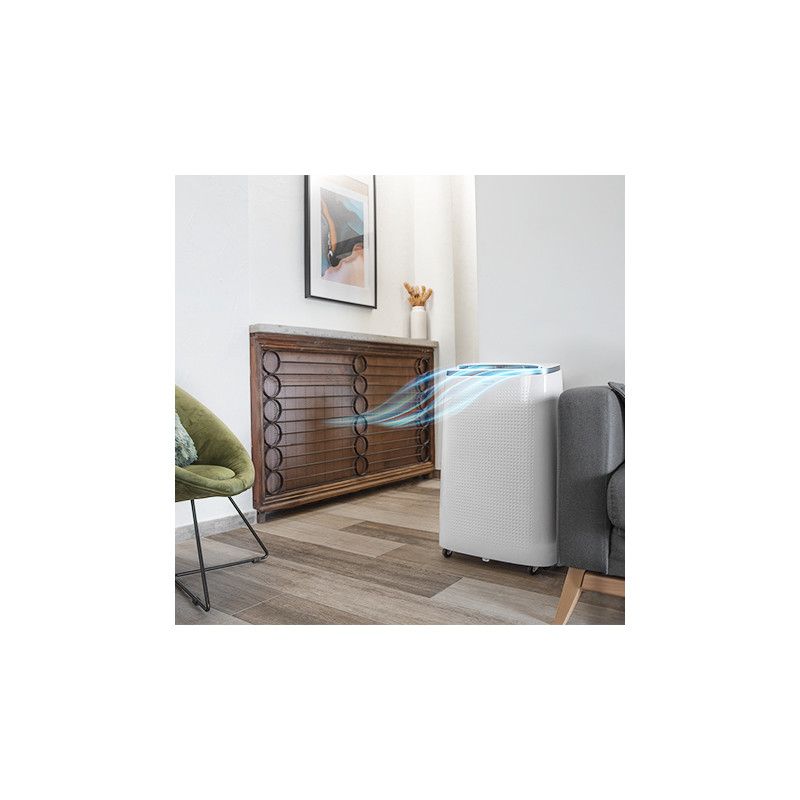 05266 - A.C. CECOTEC Force Clima 12750 Cold&Warm Connected. 12000 BTU, Bomba de Calor, Control por WiFi, Mando a Distancia, 3 velocidades, 5 Modos, Pantalla LED, 1340 W (05266)