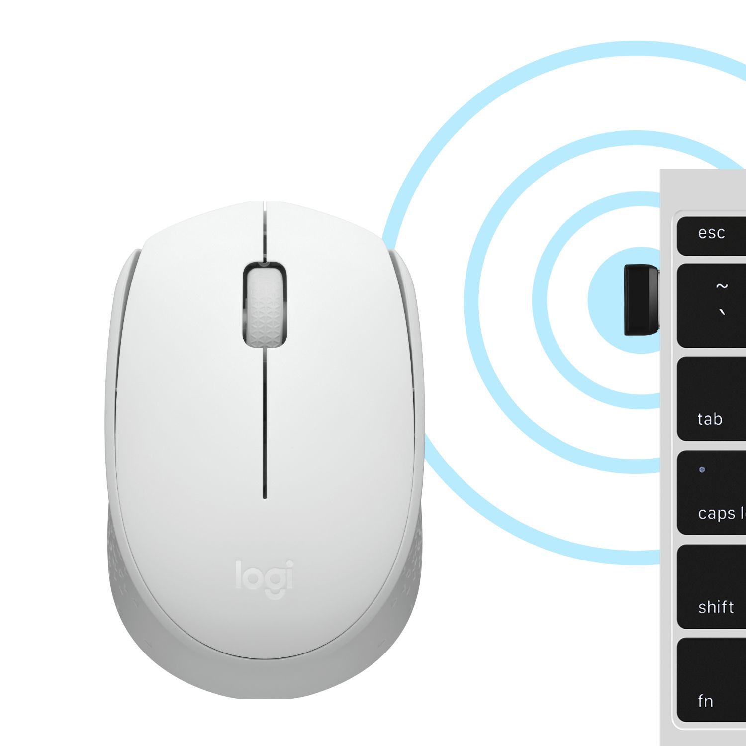 910-006867 - Ratn LOGITECH M171 ptico Ambidextro Wireless RF 3 Botones Blanco (910-006867)