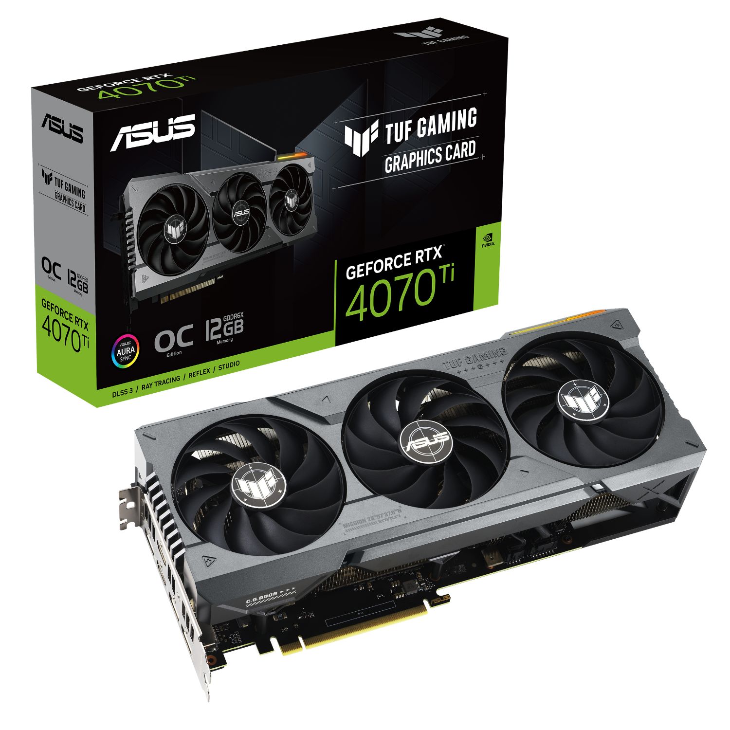 90YV0IJ0-M0NA00 - ASUS Nvidia RTX4070TI 12Gb (TUF-RTX4070TI-O12G-GAMING)