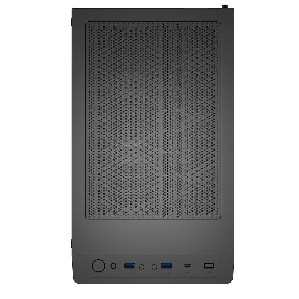 AB123011 - Caja Abysm Danubio Inva MX202 Ventana Lateral de Cristal Templado RGB 2xUSB-A 3.0 1xUSB-C 3.0 mATX Mini-ITX Negra (AB123011)