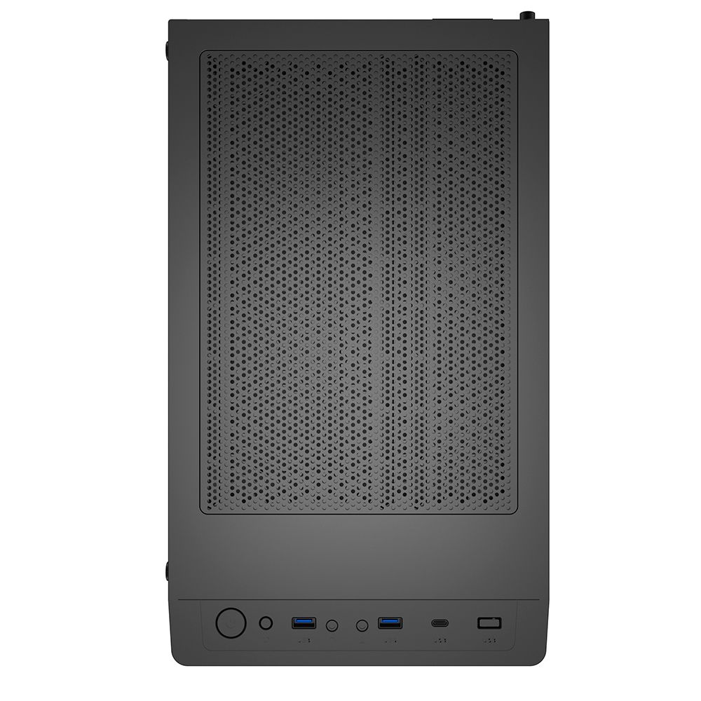 AB123011 - Caja Abysm Danubio Inva MX202 Ventana Lateral de Cristal Templado RGB Sin Fuente 2xUSB-A 3.0 1xUSB-C 3.0 mATX Mini-ITX Negra (AB123011)