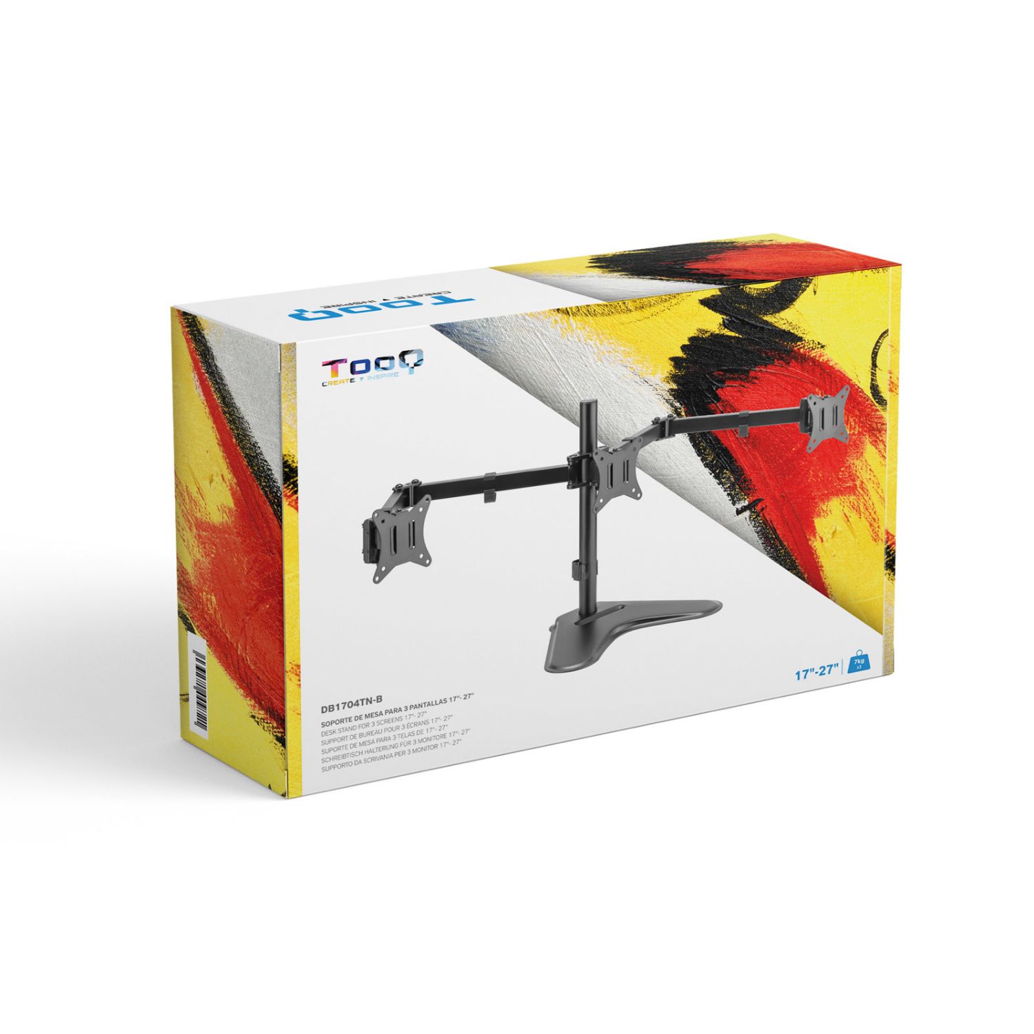 DB1704TN-B - Soporte TooQ Inclina/Gira/Rota 17