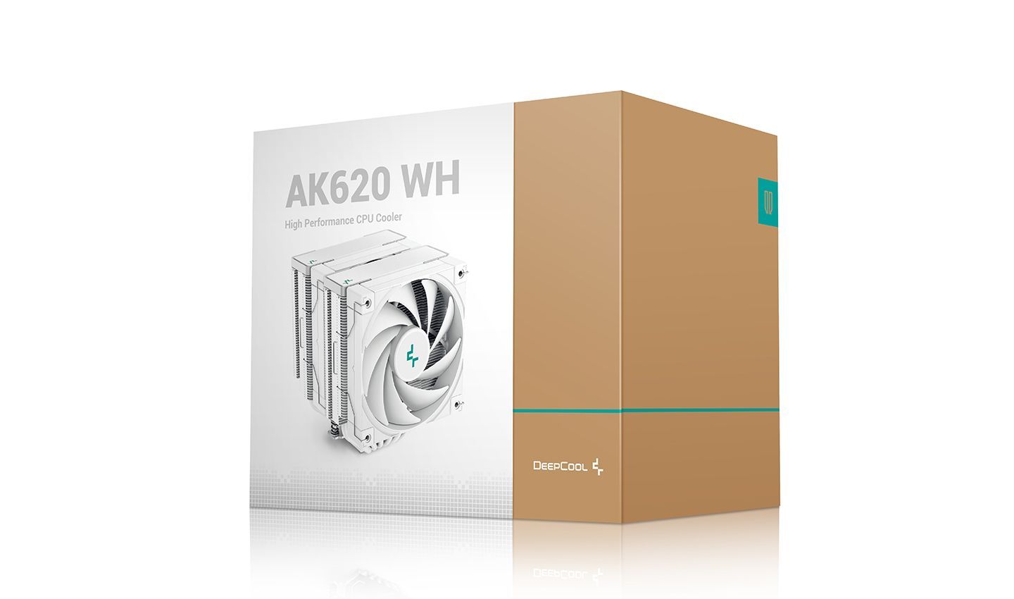 R-AK620-WHNNMT-G-1 - Ventilador Doble CPU DeepCool AK620 Multisocket 120mm Blanco (R-AK620-WHNNMT-G-1)
