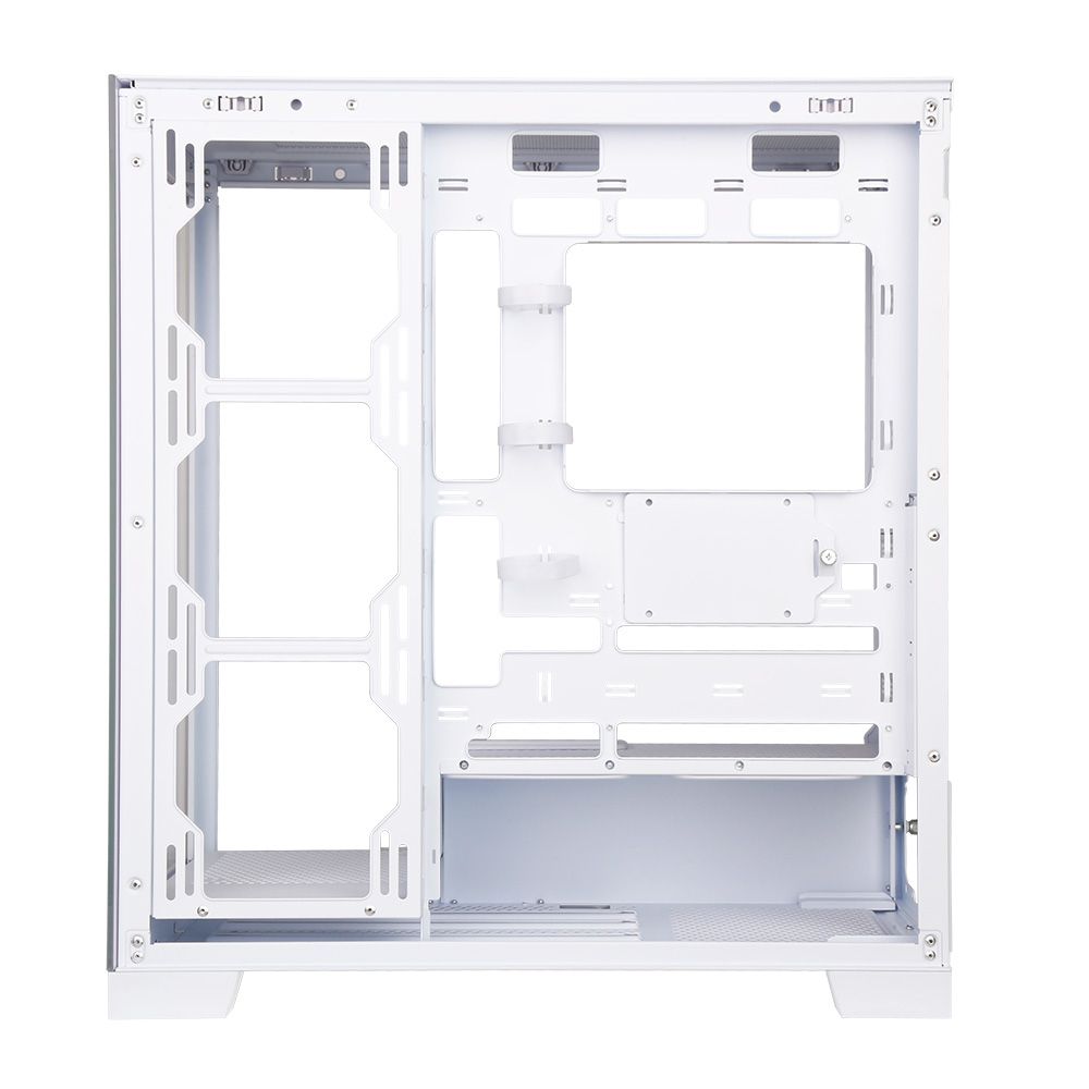 AB123512 - Caja Gaming Abysm Danube Sava H500 Ventana Frontal/Lateral Izquierda de Cristal Templado ARGB 2xUSB-A 3.0 1xUSB-C 3.1 ATX mATX Mini-ITX Blanca (AB123512)