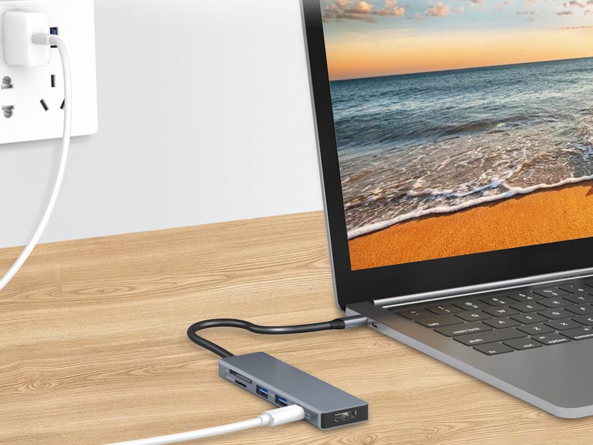 DONN23G - Docking Station CONCEPTRONIC 6en1 USB-C 3.0 a HDMI/USB-A 3.0/USB-C PD 100W/SD/TF/MicroSD Gris (DONN23G)