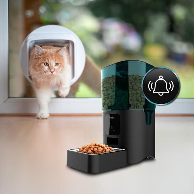 09565 - Comedero Automatico mascotas CECOTEC Pumba 6000 Purrfect Meal Smart,control wifi, con 6 litros de capacidad y control de porciones (09565)