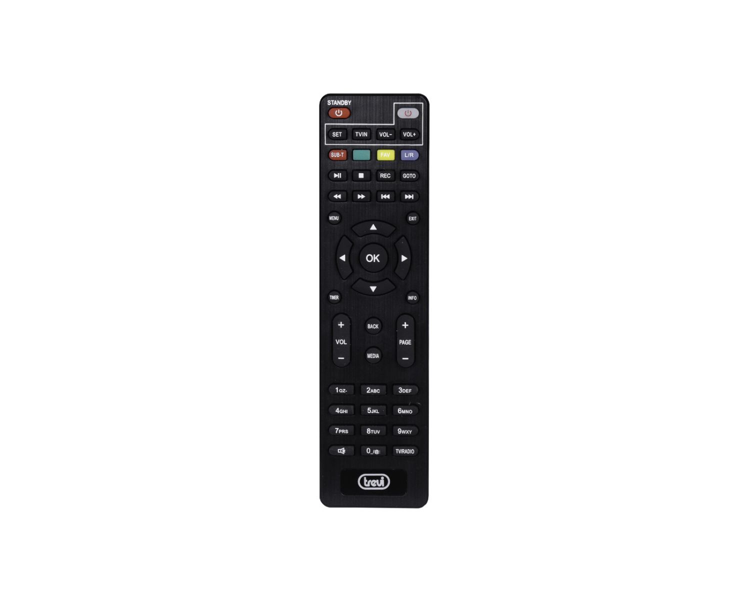 03378T2 - Decodificador Trevi DVB-T2 HD 4:3 16:9 FHD USB 2.0 HDMI Negro (03378T2)