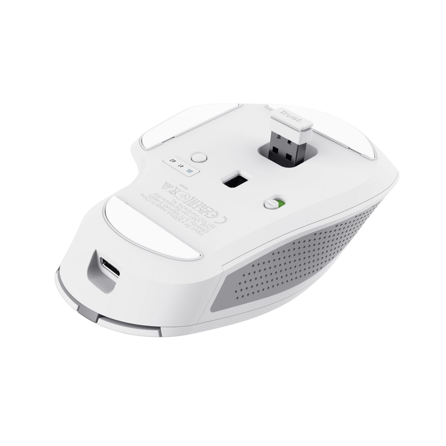 24935 - Ratn Trust Ozaa+ ptico Multidispositivo RF/Bluetooth 10m 3200dpi 6 Botones Blanco (24935)