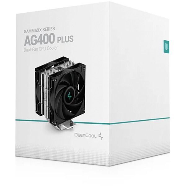 R-AG400-BKADMP-G-1 - Ventilador CPU DeepCool AG400 DIG Multisocket ARGB Plus 12cm Negro (R-AG400-BKADMP-G-1)