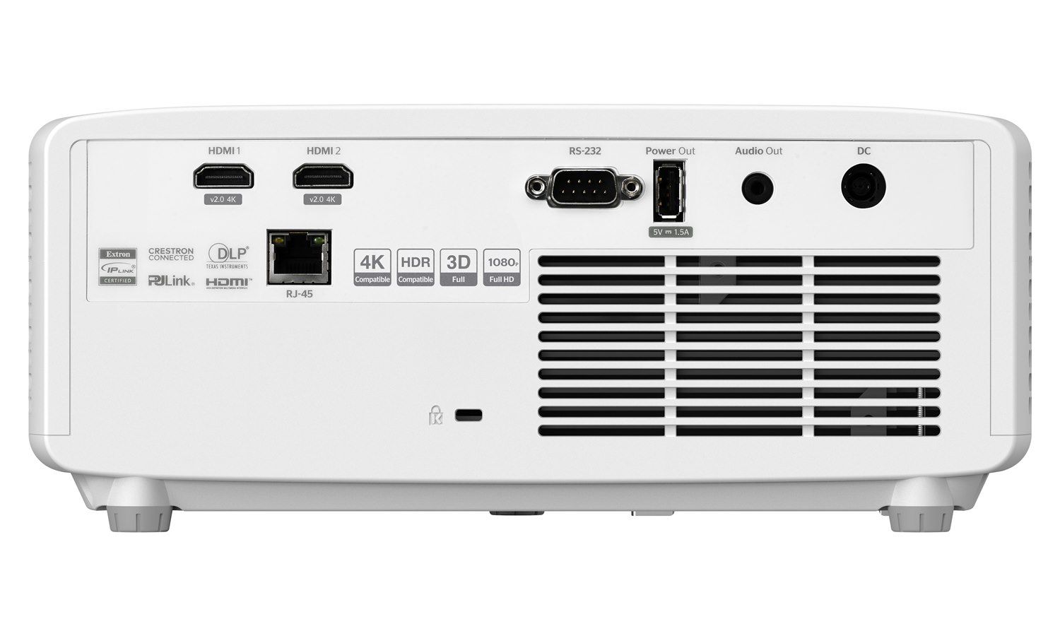 E9PD7M201EZ3 - Proyector Optoma Lser ZH462 16:9 DLP FHD 3D 5000L 1xUSB-A 2.0 2xHDMI 2.0 RJ45 RS232 IP6X Blanco (E9PD7M201EZ3)