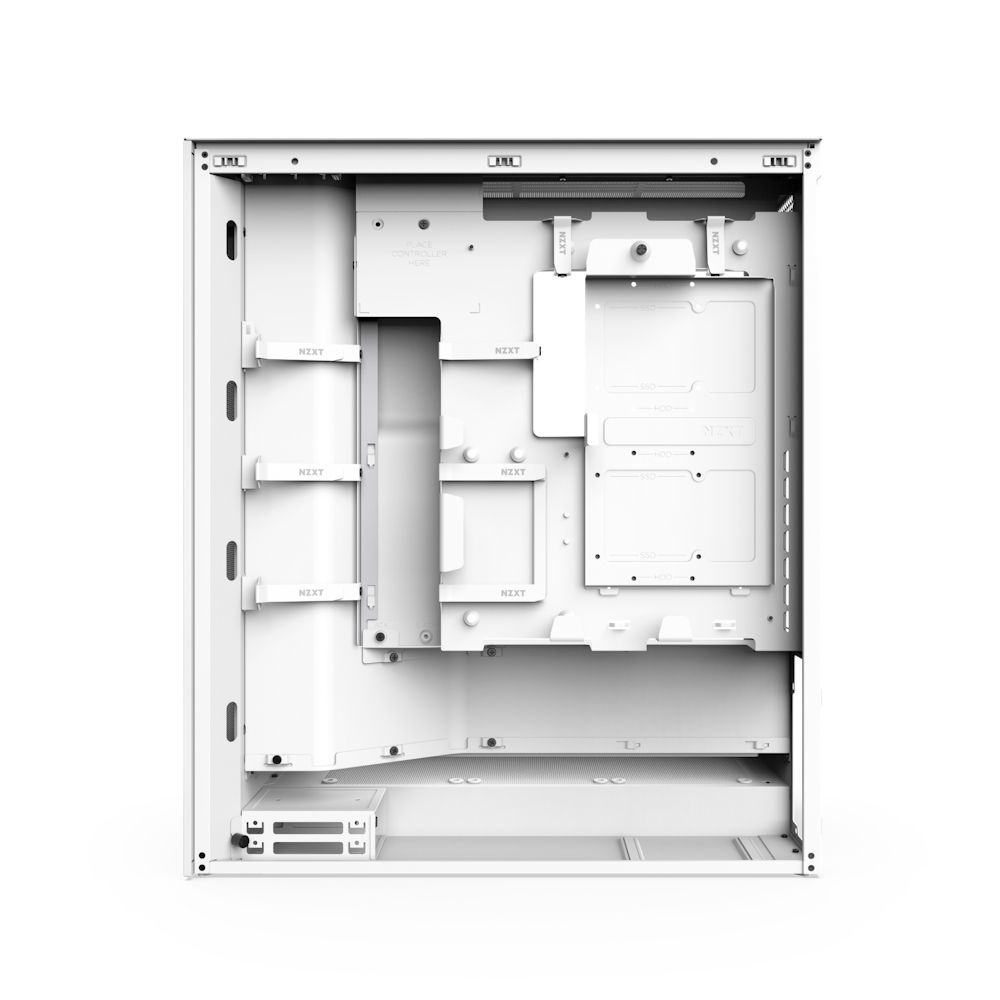 CM-H72FW-01 - Caja Nzxt H7 Flow Ventana Lateral de Cristal Templado 2xUSB-A 3.0 1xUSB-C 3.1 ATX EATX mATX Mini-ITX Blanca (CM-H72FW-01)