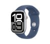 Foto de Apple Watch Series 10 GPS 46mm Plata/Azul (MWWL3QL/A)