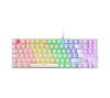 Foto de Teclado Mars Gaming USB 1.5m Blanco (MK80WBES)(OUT0383)