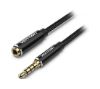 Foto de Cable Vention 3.5mm/M a 3.5mm/H 3m Negro (BHCBI)