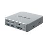 Foto de Dock Station CONCEPTRONIC USB-A/C HDMI Plata (DONN25G)