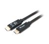 Foto de Cable EQUIP USB-C/M a USB-C/M 2m Negro (128347)