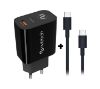 Foto de Cargador NUBBEH Bhoot 30W + Cable USB-C 60W 1.5m Negro