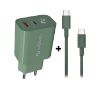 Foto de Cargador NUBBEH Bhoot 30W Cable USB-C/C 60W 1.5m Verde