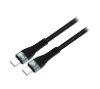 Foto de Cable CONCEPTRONIC USB-C M/M 100W 2m Negro (ETTA01B20)