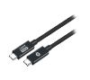 Foto de Cable CONCEPTRONIC USB-C M/M 240W 2m Negro (ETTA04B20)