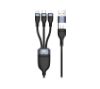 Foto de Cable CONCEPTRONIC USB-C/M 3en1 1.5m Negro (ETTA05B15)