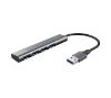 Foto de Hub Trust Halyx USB-A a 4xUSB-A 3.0 Gris/Negro (24947)