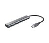 Foto de Hub Trust Halyx USB-A a 4xUSB-C 3.0 Gris/Negro (24948)