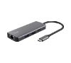Foto de Adaptador Trust Dalyx 6en1 USB-C GbE Plata (24968)
