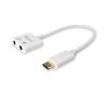 Foto de Adaptador EQUIP USB-C/M a 3.5mm/H 15cm Blanco (133460)