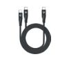 Foto de Cable CELLY Usb-C a 2Usb-C 100w 1.3m (USBC2USBCBK)