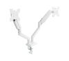 Foto de Soporte Mesa TooQ 13"-34" 2 Brazos Blanco (DB1434TNR-W)