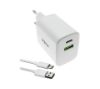 Foto de Cargador Approx 35W Usb-A Usb-C +cable (APPUSBWALL35W)
