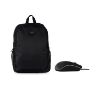 Foto de Mochila NILOX Basic 15.6" + Ratn USB Negro (NXBKM010)