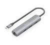Foto de Dock AISENS USB-C a 3xUSB-A/1xRJ45 Gris (ASUC-4P038-GR)
