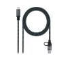 Foto de Nanocable USB-C a USB-A+USB-C/M 1m (10.01.4111-COMB)