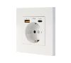 Foto de Enchufe Pared Nanocable Schuko/USB-A/USB-C (10.35.0011)