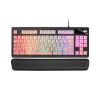 Foto de Teclado Mars Gaming TKL RGB Rosa (MKAXPES) (OUT9460)