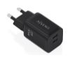 Foto de Cargador de Pared AISENS 65W 2xUSB-C Negro (A110-1030)