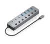 Foto de Hub AISENS USB-C a 4xUSB-A/3xUSB-C Gris (ASUC-8P044-GR)