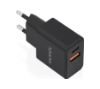 Foto de Cargador AISENS GaN 20W 1USB-C 1USB-A Negro (A110-1026)