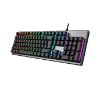 Foto de Teclado UNYKA NOVA K244 RGB Portugu�s Gris (UK505450)
