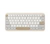 Foto de Teclado ASUS Marshmallow KW100 Beige (90XB0880-BKB210)