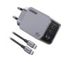 Foto de Cargador Ugreen GaN 65W 1xUSB-A 2xUSB-C Gris (25871)