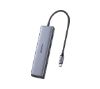 Foto de Hub Ugreen Revodok USB-C 6-IN-1. 4K HDMI. GRIS(UG15600)