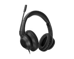 AEH102GL - Auriculares+Micrfono Targus Supra-Aurales Binaurales USB-A 1.8m Negro (AEH102GL)