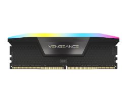 CMH48GX5M2B5200C38 - Mdulo Corsair Vengeance RGB Black DDR5 48Gb (2x24Gb) 5200MHz 288-pin DIMM CAS 38 1.25V Disipador Trmico (CMH48GX5M2B5200C38)