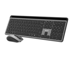 ECLIPSEKIT - Teclado+Ratn NGS Silencioso Recargable 12 Teclas Multimedia Wireless Negro (ECLIPSEKIT)