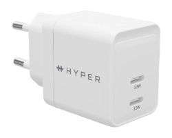 HJG35EU - Cargador TARGUS HyperJuice 2xUSB-C 35W Blanco (HJG35EU)