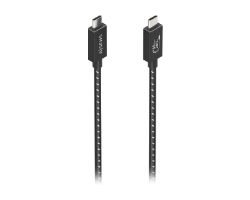 A156-0866 - Cable AISENS USB-C 4.0/M a USB-C 4.0/M 50cm Hasta 240W 40Gbps Gris (A156-0866)